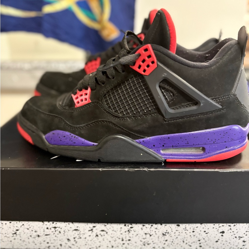 Jordan Air 4 Retro NRG Black and Court Purple
